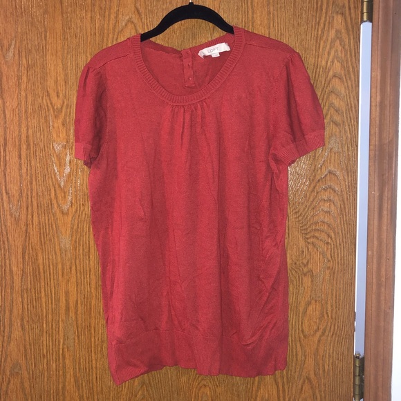Puffed short sleeve sweater - Picture 1 of 5